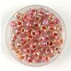Miyuki Japanese Round Seed Bead - 275 - Dark Peach Lined Crystal AB - size: 6/0
