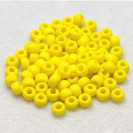 Miyuki kásagyöngy - 404 - Opaque Yellow - 6/0