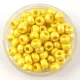 Miyuki kásagyöngy - 404r - Opaque Yellow AB - 6/0