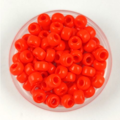 Miyuki Japanese Round Seed Bead - 406 - Opaque Orange - size: 6/0