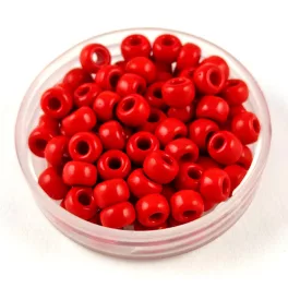 Miyuki kásagyöngy - 408 - Opaque Red - 6/0