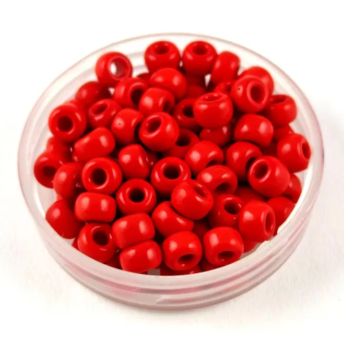 Miyuki kásagyöngy - 408 - Opaque Red - 6/0