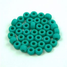 Miyuki kásagyöngy - 412f - Matte Turquoise Green - 6/0