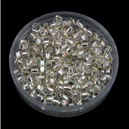   Miyuki kásagyöngy - 1 - Silver Lined Crystal - méret: 8/0 - 100g-AKCIOS