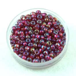   Miyuki kásagyöngy - 11R - Silver Lined Ruby - méret: 8/0 - 100g-AKCIOS