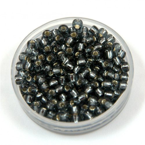 Miyuki Japanese Round Seed Bead - 21 - Silver Lined Gray - size:8/0