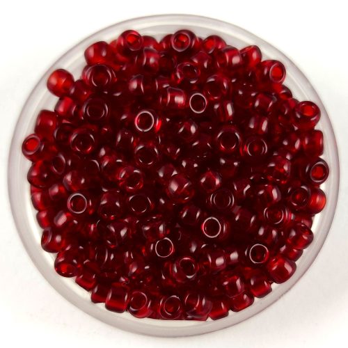 Miyuki Japanese Round Seed Bead - 141 - Transparent Ruby - size:8/0