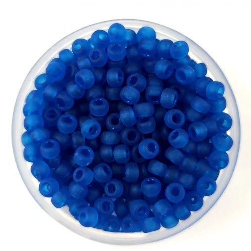 Miyuki kásagyöngy - 149f - Matte Transparent Capri Blue - méret:8/0