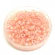 Miyuki Japanese Round Seed Bead - 155fr - Frosted Light Tea Rose AB - size: 8/0