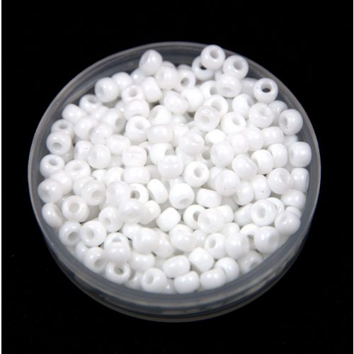 Miyuki Japanese Round Seed Bead - 402 - Opaque White - size:8/0