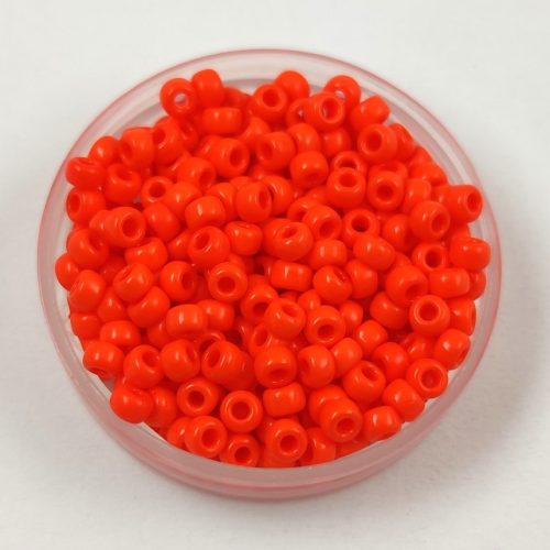 Miyuki Japanese Round Seed Bead - 406 - Opaque Orange - size:8/0