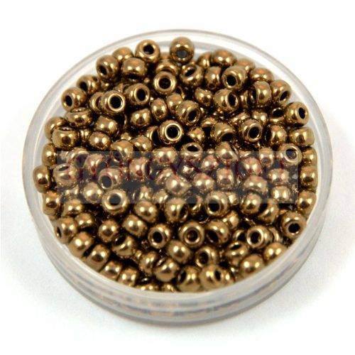 Miyuki Japanese Round Seed Bead - 457 - Bronze - size:8/0 - 30g