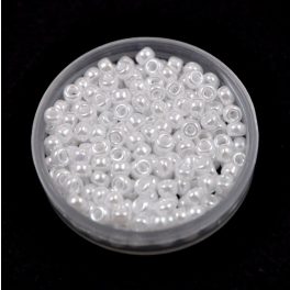 Miyuki kásagyöngy - 528 - Pearl White Ceylon - méret:8/0
