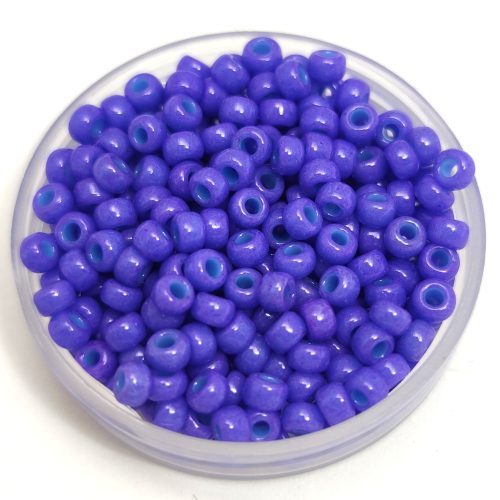 Miyuki Japanese Round Seed Bead - 1477 - Dyed Opaque Bright Purple - size:8/0