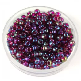   Miyuki kásagyöngy - 3546 - Transparent Fuchsia Rainbow - méret:8/0