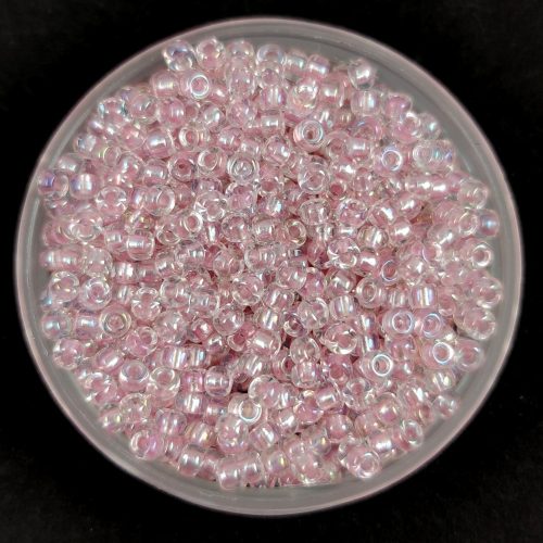 Miyuki Japanese Round Seed Bead - 3639 - Fancy Lined Soft Pink - size:8/0