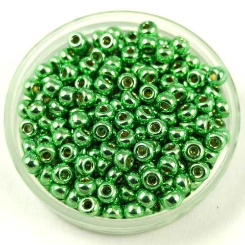 Miyuki kásagyöngy - 4214 - Galvanized Dark Mint Duracoat - méret:8/0