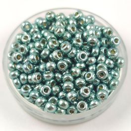   Miyuki kásagyöngy - 4216 - Galvanized Light Teal Duracoat - méret:8/0
