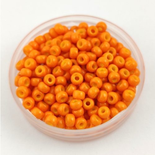 Miyuki Japanese Round Seed Bead - 4454 - Duracoat Opaque Kumquat - size:8/0