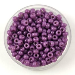   Miyuki kásagyöngy - 4489 - Duracoat Opaque  Dark Orchid - méret:8/0