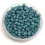 Miyuki Japanese Round Seed Bead - 4702 - Opaque Glazed Frosted Rainbow Peacock Blue - size:8/0