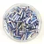Miyuki Twisted Bugle Japanese Seed Bead  - 3940 - Silver Lined Crystal Light  Sapphire - 6mm
