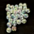 Plastic bead - Mixed - Crystal AB - 8mm