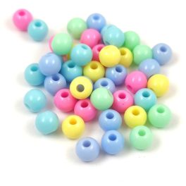 AB Acrylic Beads | Candy Plastic Beads | Cute Beads (Lime Yellow / 10 pcs /  11mm x 22mm)