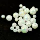 Plastic bead - Mixed - Pearl White AB - 5-10mm