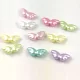 Plastic bead - Mixed - Angel Wing - Pastel - 22mm