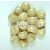 Cseh gomba gyöngy (mushroom) - Ivory - 9x8mm