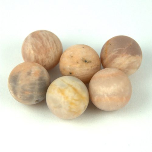 Sunstone - round bead - matte - 6mm (appr. 65pcs/strand)