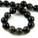 Gold Obsidian - round bead - 12mm