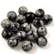 Snowflake Obsidian - round bead - 8mm