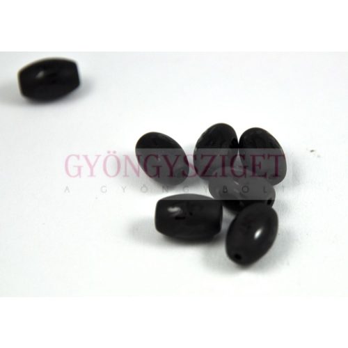 Onyx - oval bead - matte - Om - 12mm