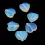 Opalite bead - Heart - 10mm