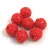 Resin round bead - Oriental - Orange - 8mm