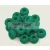 Pandora gyöngy - matte silk satin emerald - 11mm