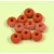 Pandora - Czech Big Hole Glass Bead - silk satin terracotta - 11mm