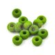 Pandora gyöngy - matte silk satin green pea - 11mm