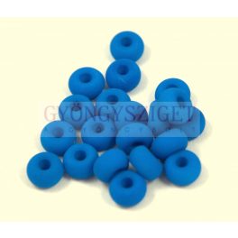 Pandora gyöngy - silk satin matte capri blue - 9mm