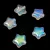 Special Shapes - Czech Glass Bead - Star - Crystal AB - 12mm