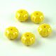 Special Shapes - Czech Glass Bead - Melon - Yellow Luster - 8x11mm