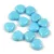 Cseh préselt egyedi formák - Szív - Turquoise Blue - 8mm