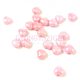 Special Shapes - Czech Glass Bead - Heart - Baby Pink Luster - 6mm