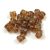 Pellet - Czech Glass Bead - Light Amethyst Traventin - 4x6mm