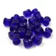 Pellet - Czech Glass Bead - dark sapphire -4x6mm