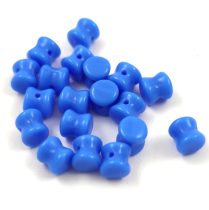 Cseh Pellet gyöngy - telt lilás kék -4x6mm