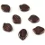 Peony Petal - Czech Glass Bead - 9x12mm - Eggplant Bronze