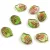 Peony Petal - Czech Glass Bead - 9x12mm - Erinite Copper